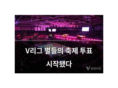 V리그 별들의 축제 투표 시작됐다