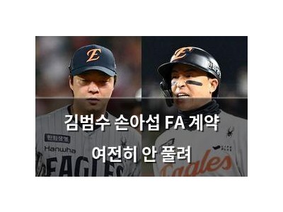 김범수 손아섭 FA 계약 여전히 안 풀려 썸네일