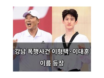 강남 폭행사건 이형택·이대훈 이름 등장 썸네일